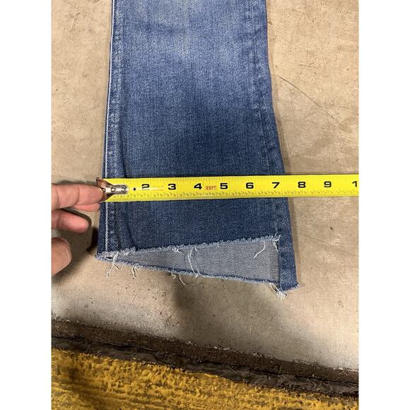 Mother The Runaway Step Fray Blue Jeans In Leaps And Bounds size 29 X 30 - Picture 8 of 16